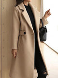 Coat Women's Long Sleeve Tailored Fit with Belted Waist - 1 - Dublin-stylehouse