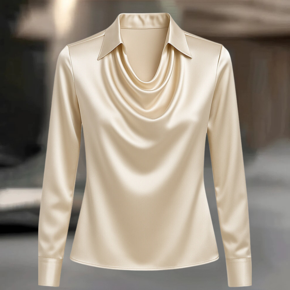 Cowl Neck Blouse for Women | Elegant Draped Design | D&S - 17 - Dublin-stylehouse