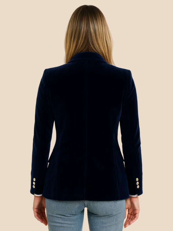 Blazer Women's Tailored Fit with Notched Collar and Button Detail | D&S - 14 - Dublin-stylehouse