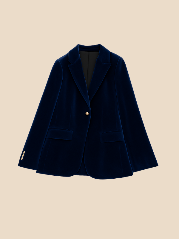 Blazer Women's Tailored Fit with Notched Collar and Button Detail | D&S - 5 - Dublin-stylehouse
