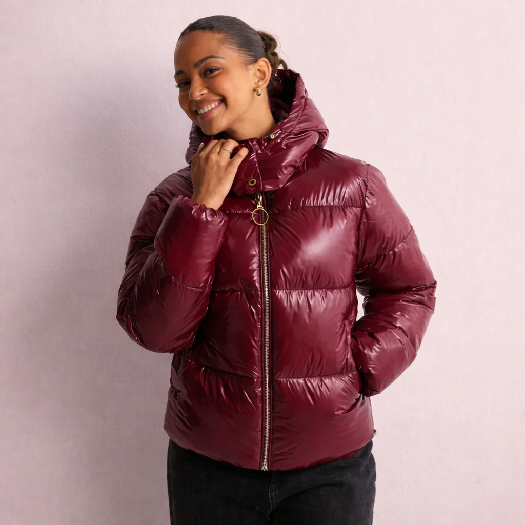 Puffer Jacket for Women | Compact Fit with Hood | D&S - 1 - Dublin-stylehouse