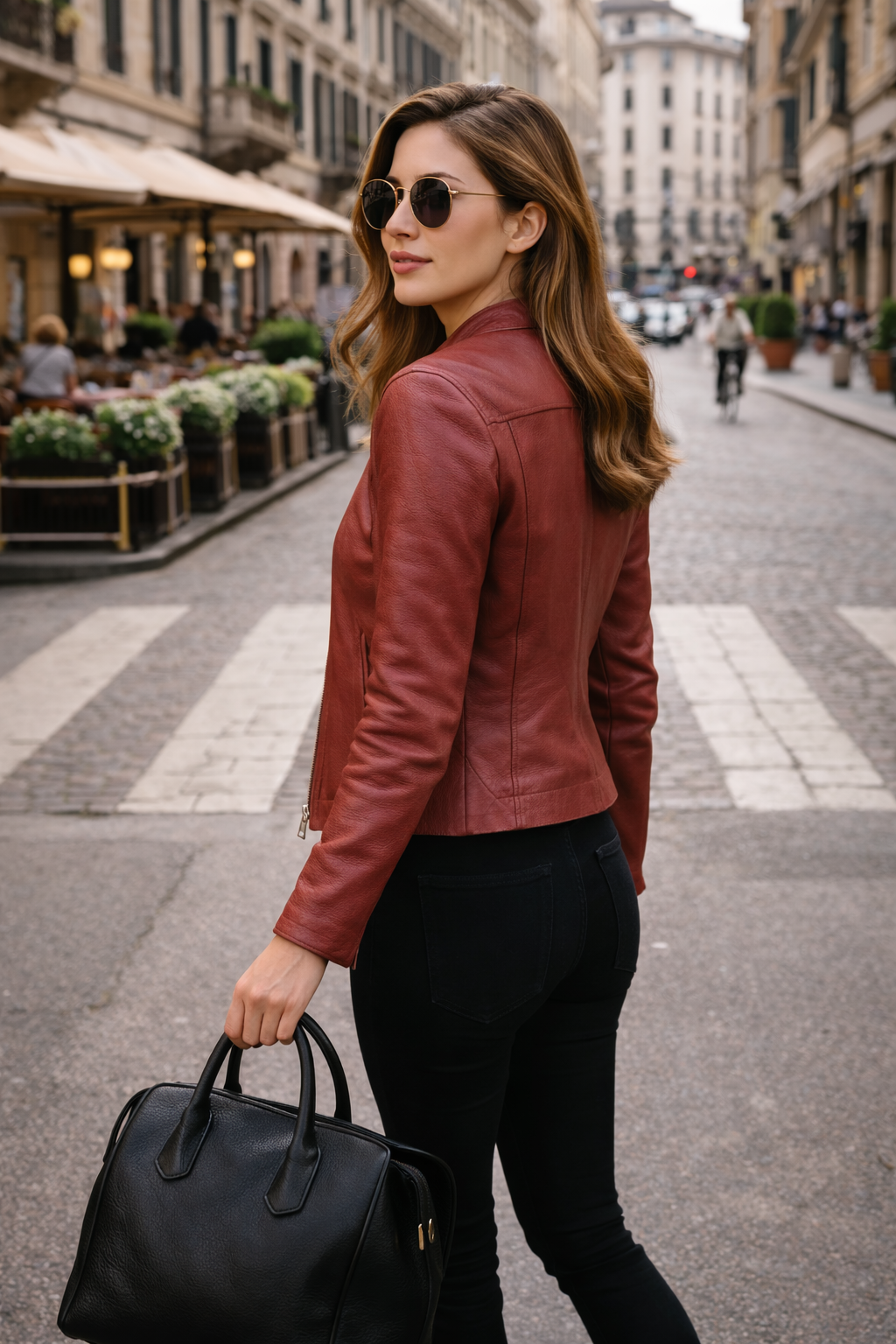 Women's Jacket with Stand-Up Collar | M&B - 2 - Dublin-stylehouse