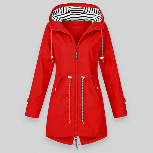 Amelia - Women's Waterproof Parka Jacket with Hood - 1 - Dublin-stylehouse