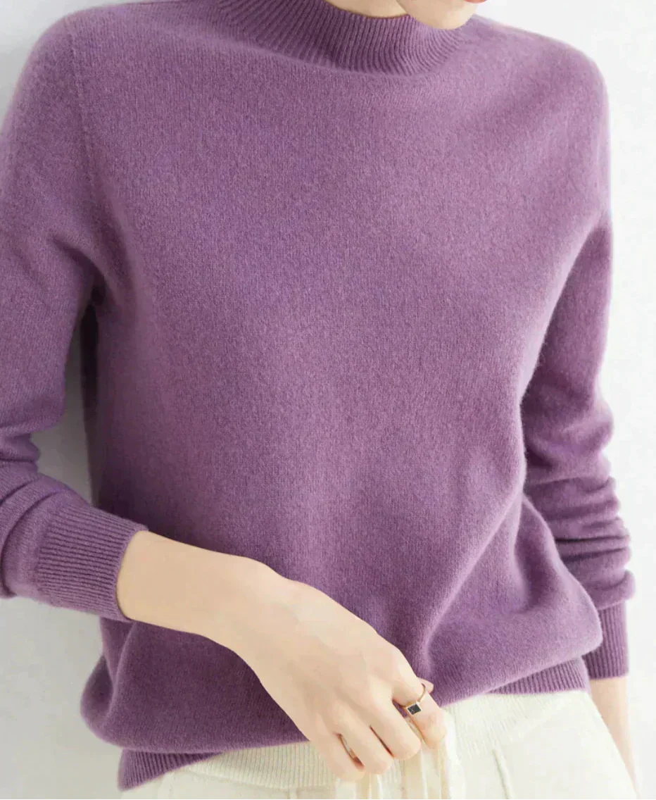 Women's Sweater | Classic Round Neck with Long Sleeves | D&S - 24 - Dublin-stylehouse