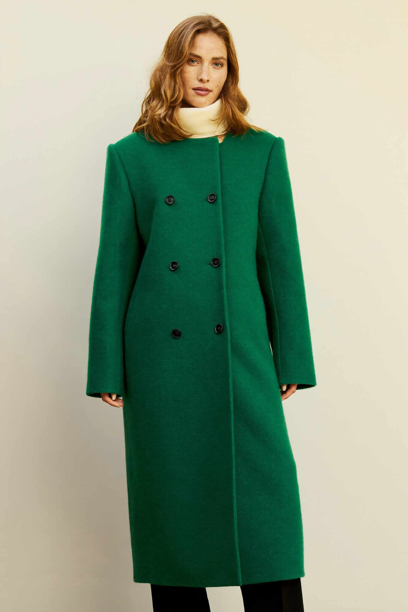 Merrion Longline Wool Coat
