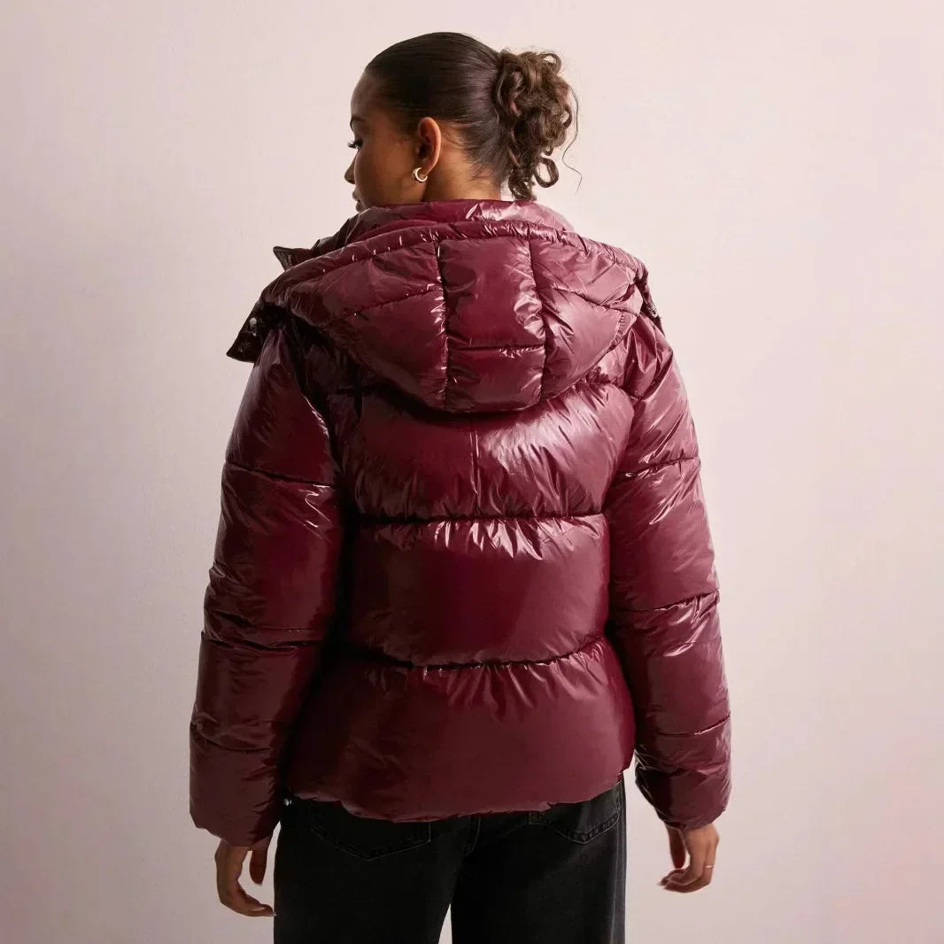 Puffer Jacket for Women | Compact Fit with Hood | D&S - 5 - Dublin-stylehouse