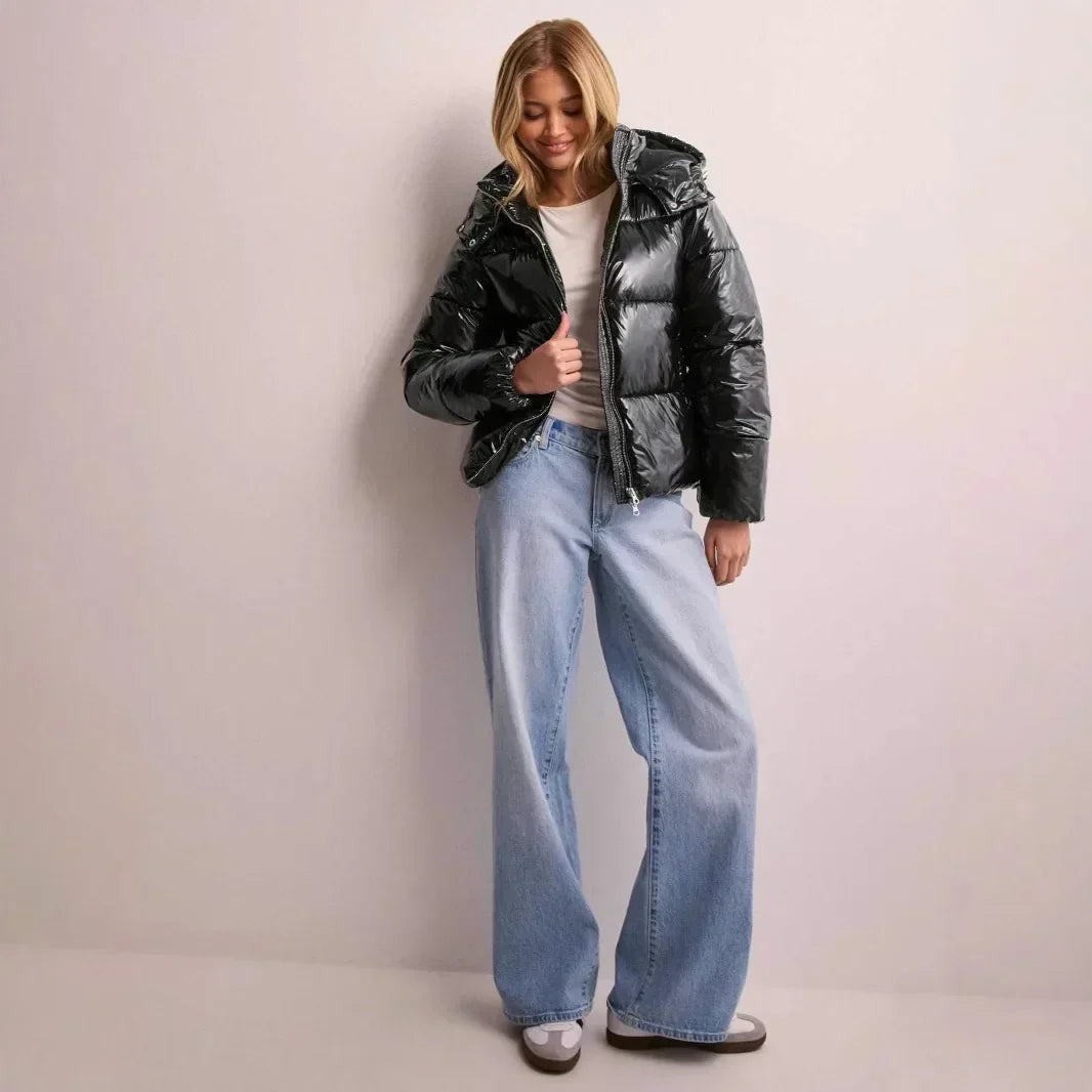 Puffer Jacket for Women | Compact Fit with Hood | D&S - 3 - Dublin-stylehouse